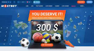 Site de casino Mostbet et paris sur les activités sportives