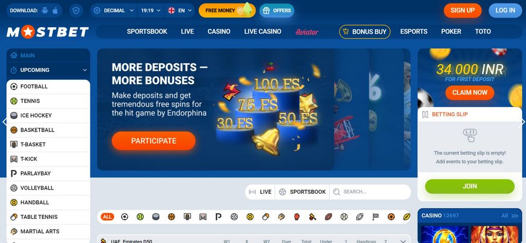 Mostbet Website