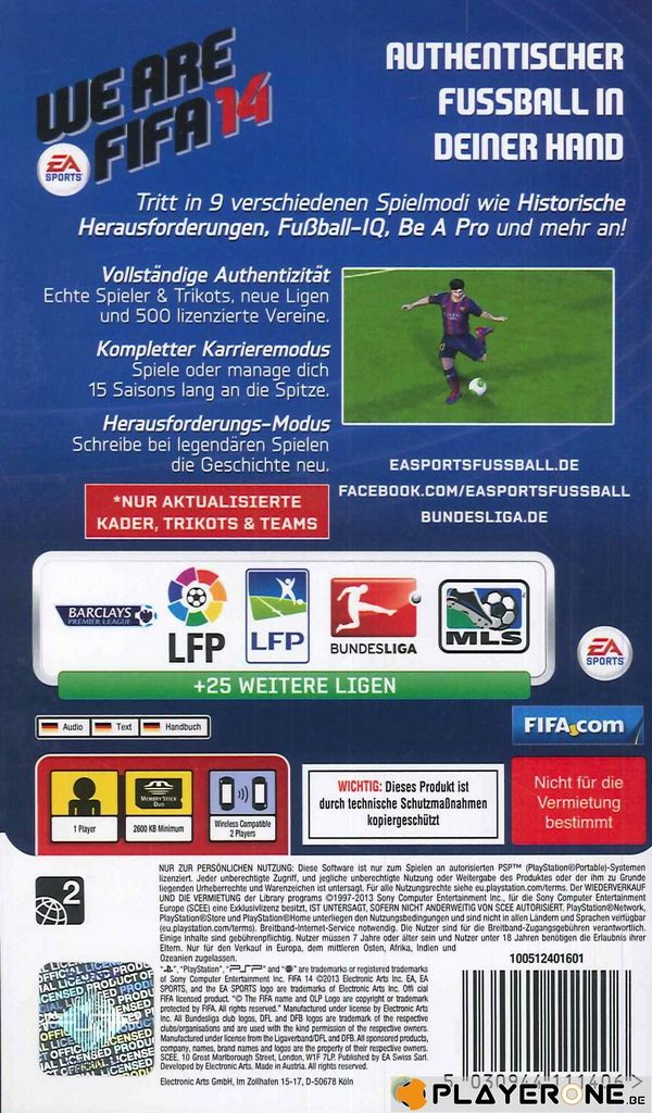 Descarga e instalación de la ROM FIFA 14 PSP