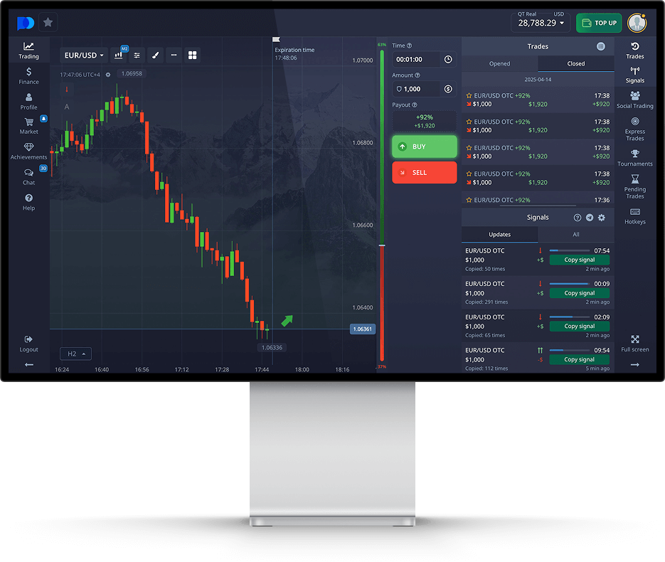 Pocket Option скачать - Идеальное решение для трейдеров