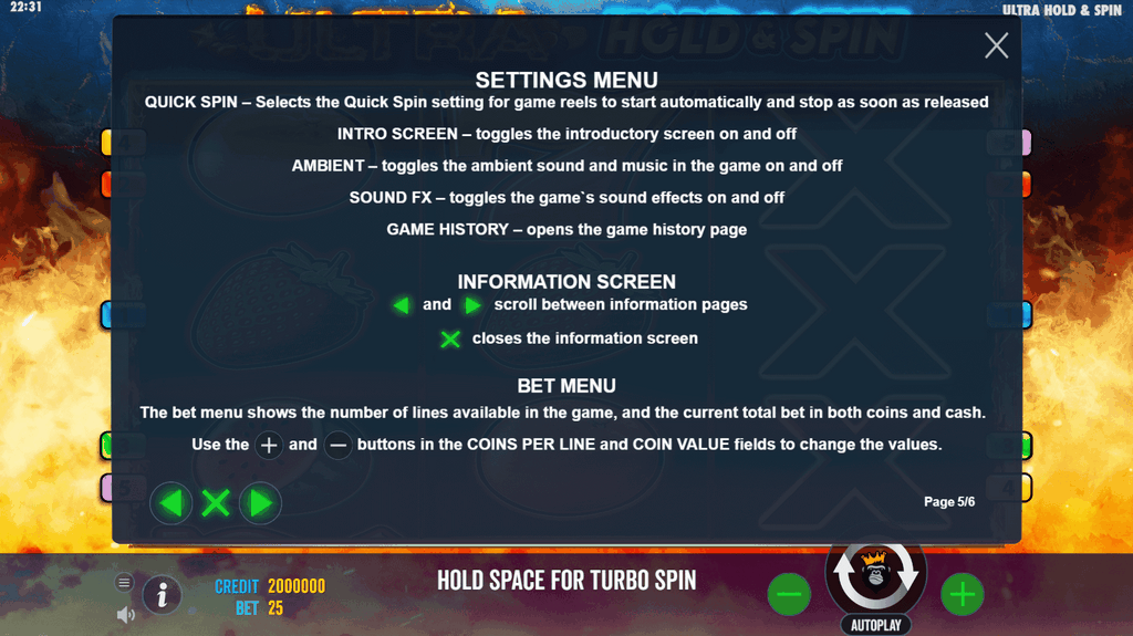 Porta Hold The Spin - Dimostrazione gratuita Porta Hold The Spin - Dimostrazione gratuita