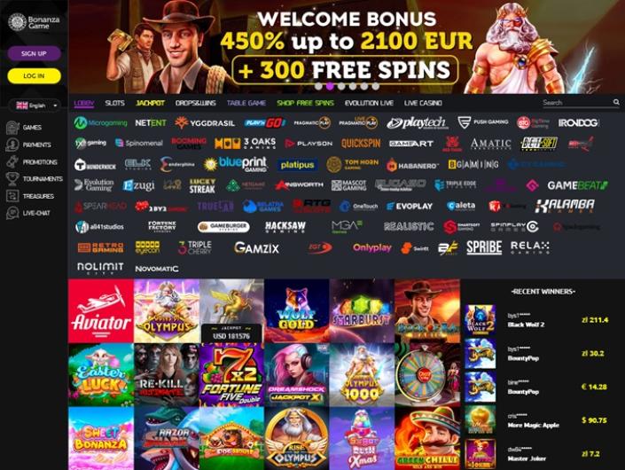 BonanzaGame Casino - Twoje ulubione miejsce na gry hazardowe online